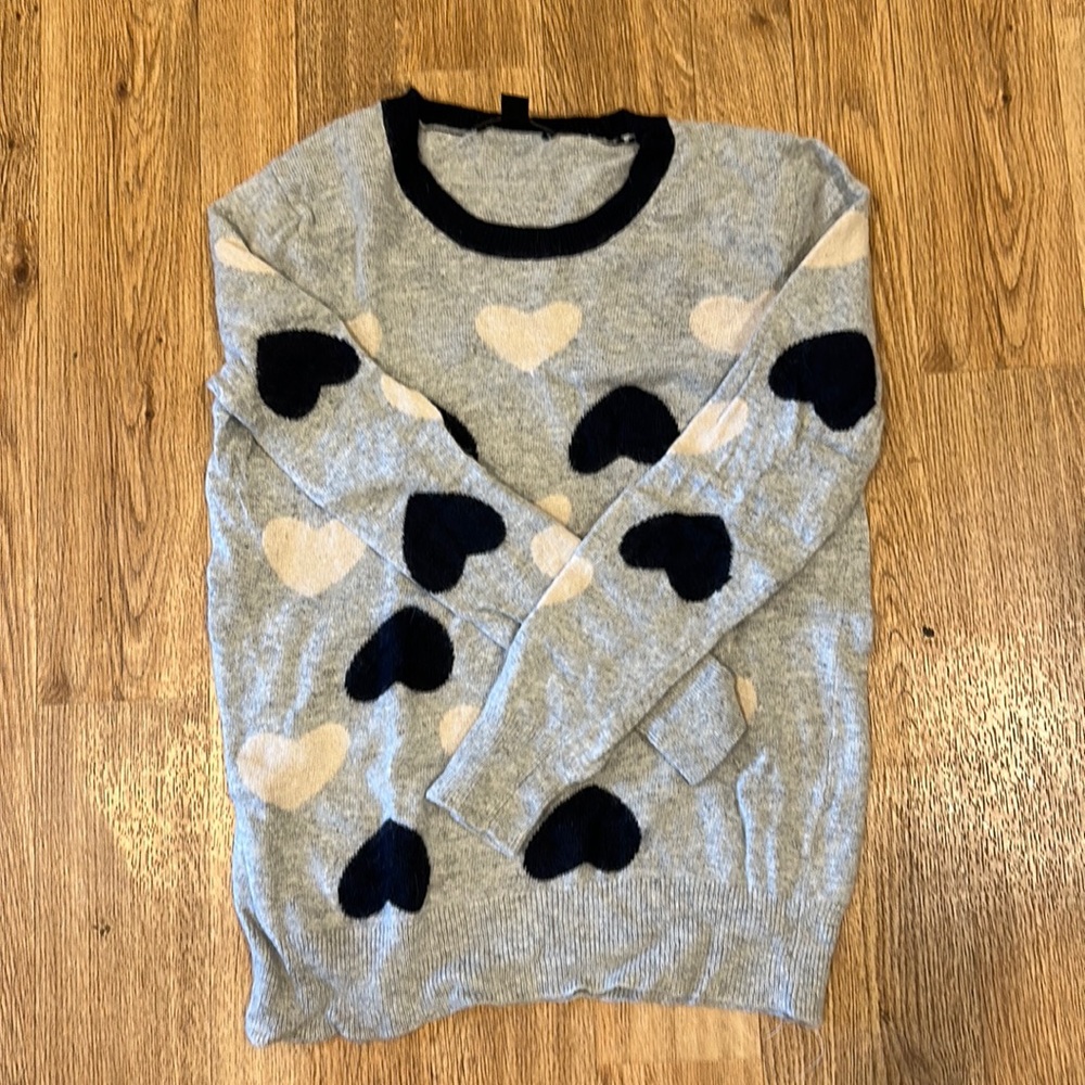 Vintage JCrew Heart Sweater
